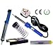 CostMad 4 Piece DIY Soldering Iron Starter Tool Kit Set Station 30W 230V with Iron / Desoldering Pump /Stand / Solder