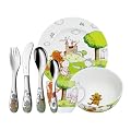 WMF 1285059984 Kinderset 7-teilig "The Peppels", poliert