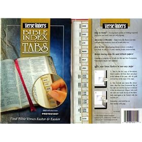 Versefinders Bible Index Tabs - Gold, Horizontal