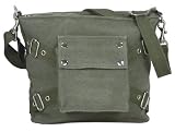 Rothco Vintage One-Pocket Canvas Shoulder Bag - Olive