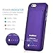 iPhone 6 Battery Case Charger External Battery Backup Charger Case 3500mAh with Kickstand for iPhone 6/6S by Kujian (Purple)