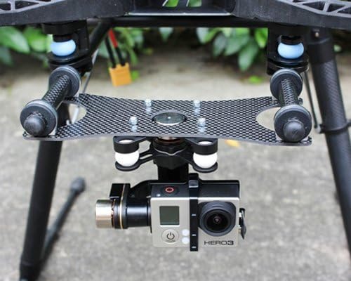 DJI GoPro H3-3D Gimbal Carbon Fiber Adapter Mount for S800 EVO S1000