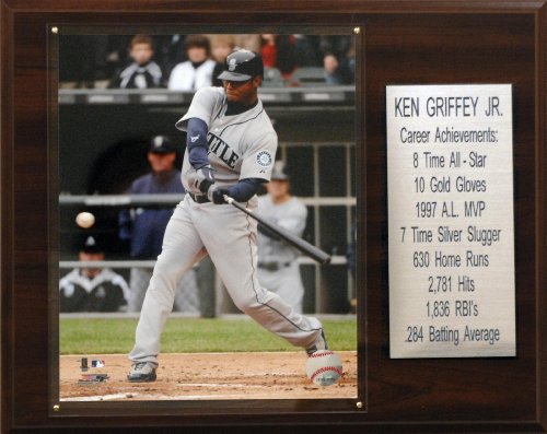 MLB Ken Griffey Jr. Seattle Mariners Career Stat Plaque