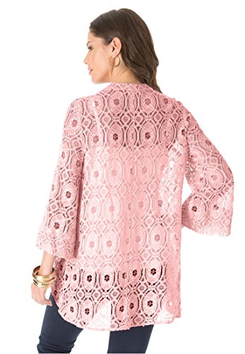 Women's Plus Size Lace Swing Jacket