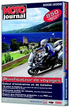 Moto Journal - Planificateur de voyages Edition 2008-2009