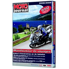 Moto Journal - Planificateur de voyages Edition 2008-2009