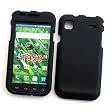 Samsung Vibrant T959 Galaxy S (T-Mobile) Rubberized Snap On Protector Hard Case, Black