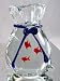 Murano Handcraft Huge 3 Fishes n Bag in Glass Art Sculpture