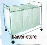 Produkt-Bild: W&auml;schekorb W&auml;schesortierer W&auml;schebox 3 F&auml;cher NEU