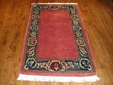 Handmade Tibet Rug with Bidjar Border 3'4"x5'8"