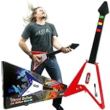 Flying V Style Wireless Rock Guitar For Ps2 Guitar Hero I/Ii