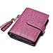Teemzone Genuine Leather Business Credit Card Case Holder Organizer (Rose)
