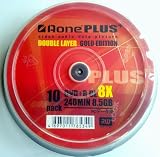 Aone DVD+R 8X Dual Layer Logo - 10 Pack