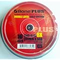 Aone DVD+R 8X Dual Layer Logo - 10 Pack