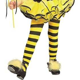 Children's Bumble Bee Halloween Costume Tights