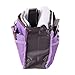 2 Pack Magik Travel Insert Handbag Purse Large Liner Organizer Tidy Bags Expandable 13 Pocket Handbag Insert Purse Organizer with Handles (Purple)