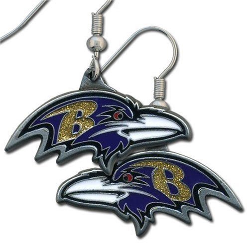 Baltimore Ravens NFL Dangle Earrings