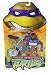 Search : Teenage Mutant Ninja Turtles Year 2003 TMNT 5 Inch Tall Action Figure - BIKER DON DONATELLO with Stunt Extreme BMX Bike, Stunt Style Ninja Noggin Protector Helmet, Bo Staff and Stun Bike Racing Gear