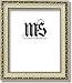 Frame for Picture Photo Diploma or Poster, Solid Wood, Off-white & Gold, style #612