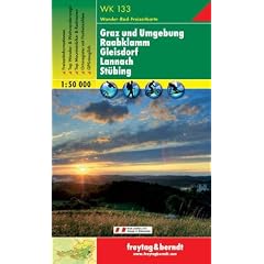 Freytag Berndt Wanderkarten, WK 133, Graz und Umgebung - Raabklamm - Gleisdorf - Lannach - St�bing - Ma�stab 1:50 000