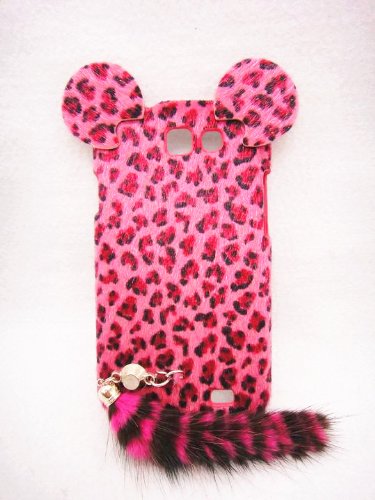 3D ear pink Leopard with tail Fur Plush cute Case Cover Shell skin for Samsung Galaxy Express I8730 I437 3D ear pink Leopard with tail Fur Plush cute Case Cover Shell skin for Samsung Galaxy Express I8730 I437