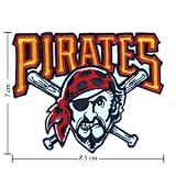 Pittsburgh Pirates Logo Emrbroidered Iron on Patches From Thailand