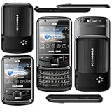 UNLOCKED DUAL SIM QUAD BAND Wi-Fi QWERTY FM TV GSM CELL PHONE TWILIGHT BLAC ....