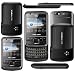 UNLOCKED DUAL SIM QUAD BAND Wi-Fi QWERTY FM TV GSM CELL PHONE TWILIGHT BLACK