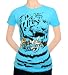 Women's: Eye of the Tiger - Foil Specialty Products T-Shirt, M - Turquoise