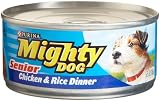 Mighty Dog Senior Chicken & Rice Dinner, 5.5-Ounce Cans (Pack of 24)