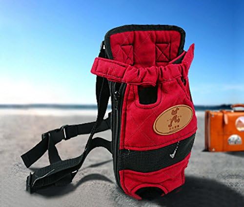 Mizibear Dog Carrier,creative Simple Front & Back Pack, Free Your Hands, Convenient, Lightweight & Safe to Carry Your Pet Around for Biking, Hiking, Trip, Shopping and Many More Outdoor Activities