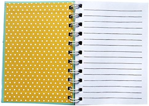 A6 Wirebound Hardcover Notebook - Illustrated Pickle Parade - Mr Pug Pickle with Blissed Out Cat - 80 Pages - Ruled - Size 5.8 X 4.1