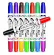 Board Dudes 2-in-1 Double-Sided Dry Erase Markers (42402BDUA-24)