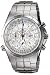 Casio EF-518D-7A Edifice EF518D-7A White Dial Chronograph Stainless Steel Mens Watch