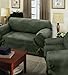 VILLA-SUEDE Wrap Slip Chair Cover 35-42" arm to arm