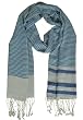 STRELLSON SPORTSWEAR Herren Schal (One Size, Blau/Wei�)