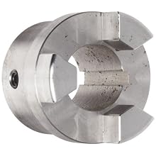 Boston Gear FC2511/4 Shaft Coupling Half, FC25 Coupling Size, 1.250 inches Bore, 1-19/32 Thru Bore Length, 2.250 inches Hub Diameter, 19.3 Max HP at 1750 RPM, 845 Max Torque (LB-IN), Steel