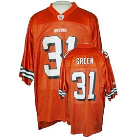 Cleveland Browns Mens NFL Football Jersey William Green #31 Orange