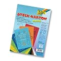 Folia 2348 - Stickkarton 300g/m�, 17,5 x 24,5 cm, 40 Blatt farbig sortiert, mit 10 verschiedenen Motiven bedruckt