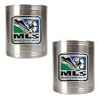 Major League Soccer Logo MLS 2pc Stainless Steel Can Holder Set - Primary Team Logo by Great American Products