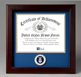 Allied Frame United States Air Force Certificate of Achievement Frame