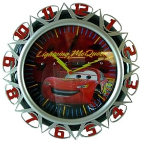 Disney Pixar Cars Speedometer Wall Clock