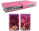 Bundle Monster Barnes & Noble Nook Synthetic Leather Case Cover Jacket + Skin Sticker + Screen Protector Ebook Accessories Combo - Fit 3G and Wifi Version