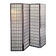 ORE International 4-Panel Room Divider, Cherry