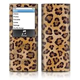 Leopard Spots Design Protective Decal Skin Sticker for Apple iPod nano 4G (4th Generation) Player