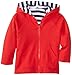 Zutano Unisex Baby Primary Stripe Reversible Zip Hooded Sweatshirt