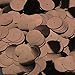 Sequin Bronze Brown Metallic Round 20mm Center Hole Couture Loose Paillettes