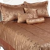At Home Bay Leaf, 7-Piece King Comforter Set
