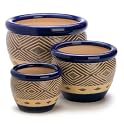 3-Pc. Plant Flower Pot Set