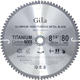 Buy 8-1 4-Inch 80 Teeth TCG Non-Ferrous Metal Cutting Carbide Saw Blade by Gilatools